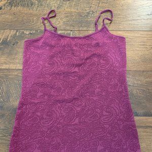 Purple Patterned Tank Top